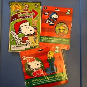 Three Snoopy kid craft kids New